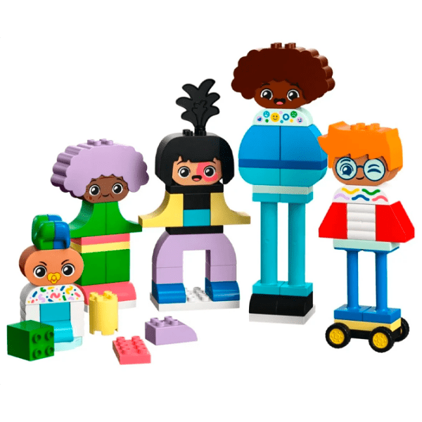 Constructor LEGO Buildable People with Big Emotions Multicolor Numărul de piese 71, 3+ photo 2