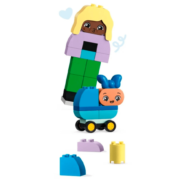 Constructor LEGO Buildable People with Big Emotions Multicolor Numărul de piese 71, 3+ photo 3