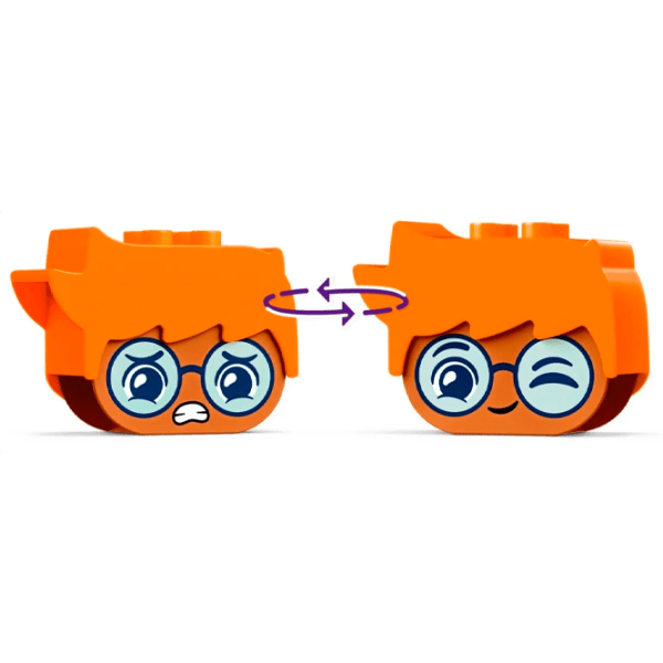 Constructor LEGO Buildable People with Big Emotions Multicolor Numărul de piese 71, 3+ photo 4