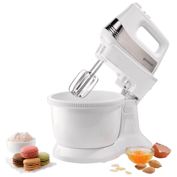 Mixer Gorenje M500DCS White 500 W, Numărul de viteze: 5, Regim turbo photo 2