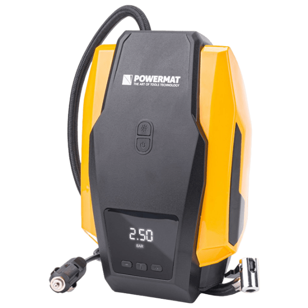 Compresor auto Powermat PM-KB-120M Yellow 35 l/ min/ 10 bar photo 1