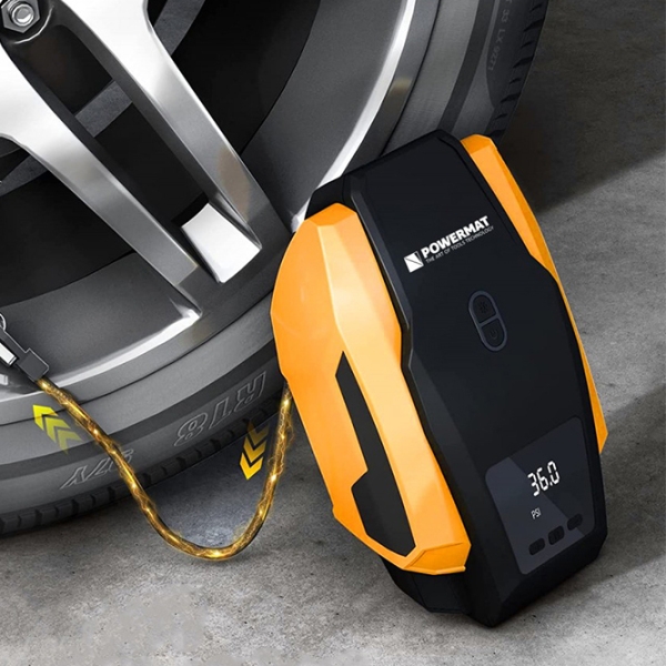 Compresor auto Powermat PM-KB-120M Yellow 35 l/ min/ 10 bar photo 7