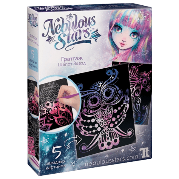 Креативный набор Nebulous Stars Scratch & Sketch 11014 Разноцветный Для девочек, 7+ photo 1