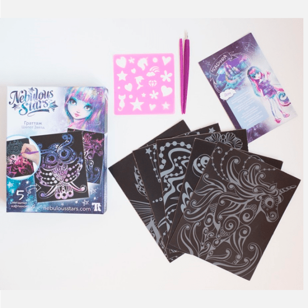 Креативный набор Nebulous Stars Scratch & Sketch 11014 Разноцветный Для девочек, 7+ photo 2
