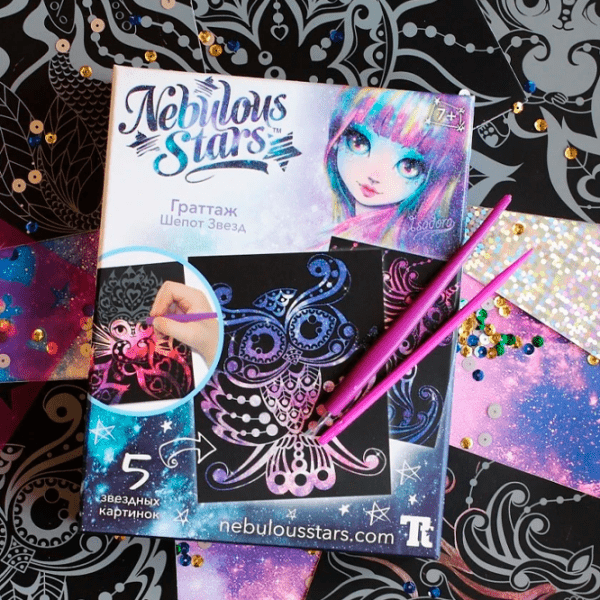 Креативный набор Nebulous Stars Scratch & Sketch 11014 Разноцветный Для девочек, 7+ photo 4