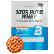 Proteină BioTechUSA 100% Pure Whey 28 g Plăcintă cu mere | praf