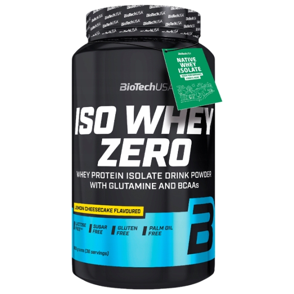 Протеин BioTechUSA Iso Whey Zero 908 г Лимонный чизкейк | порошок photo 1