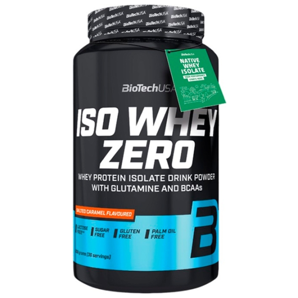Протеин BioTechUSA Iso Whey Zero 908 г Соленая карамель | порошок photo 1