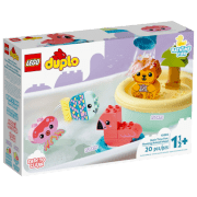 Constructor LEGO Bath Time Fun: Floating Animal Island Multicolor Numărul de piese 20, 1.5+