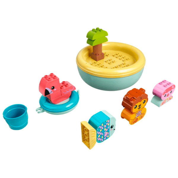 Constructor LEGO Bath Time Fun: Floating Animal Island Multicolor Numărul de piese 20, 1.5+ photo 2