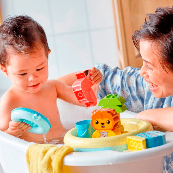 Constructor LEGO Bath Time Fun: Floating Animal Island Multicolor Numărul de piese 20, 1.5+ photo 9