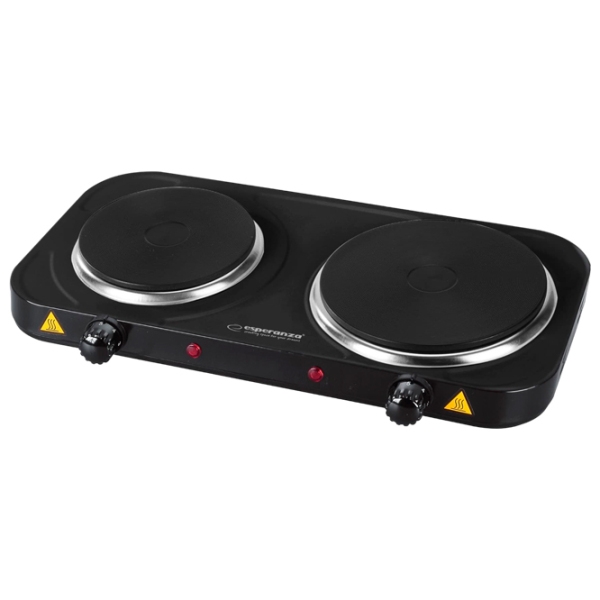 Plită de masă Esperanza EKH014K Black Electrică, Oțel emailat photo 2