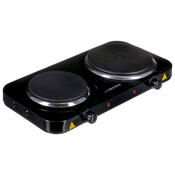 Plită de masă Esperanza EKH014K Black Electrică, Oțel emailat photo 3