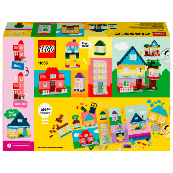 Constructor LEGO Creative Houses Multicolor Numărul de piese 850, 4+ photo 14