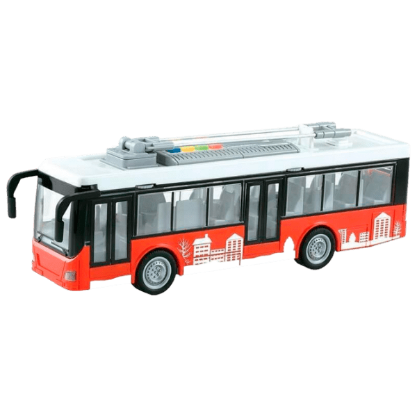 Троллейбус Noriel Cool Machines INT4029 Красный  photo 1