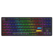 Tastatură Hator Rockfall 2 Mecha TKL Authentic Edition Black Gaming, Cu fir