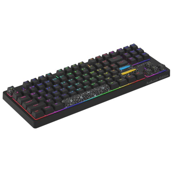 Tastatură Hator Rockfall 2 Mecha TKL Authentic Edition Black Gaming, Cu fir photo 3