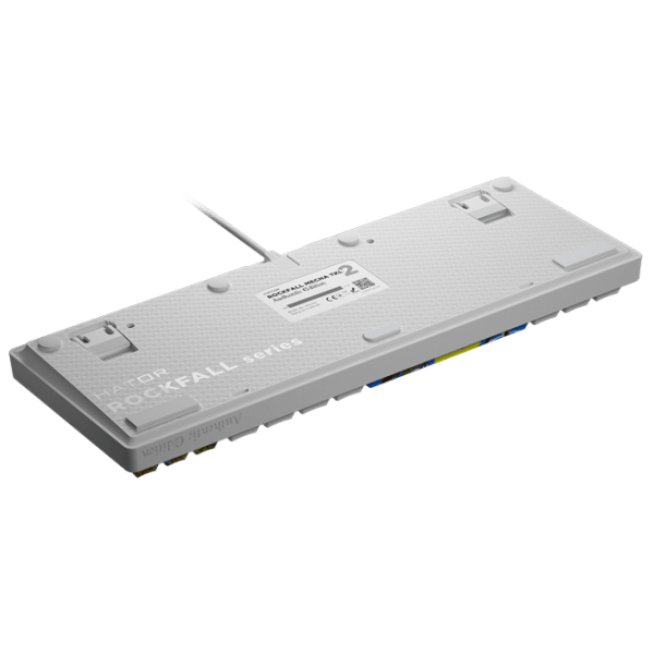 Клавиатура Hator Rockfall 2 Mecha TKL Authentic Edition Белый Игровой, Проводная photo 5