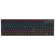 Tastatură Hator Starfall Rainbow Origin Blue Black Gaming, Cu fir