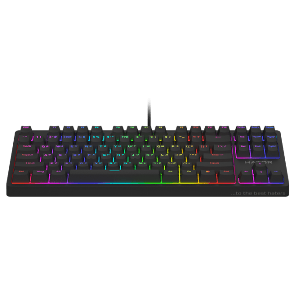 Tastatură Hator Rockfall 2 Mecha TKL Black Gaming, Cu fir photo 2