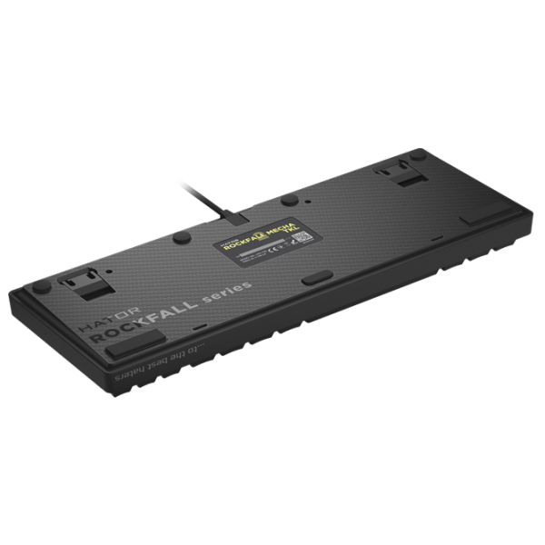 Tastatură Hator Rockfall 2 Mecha TKL Black Gaming, Cu fir photo 5