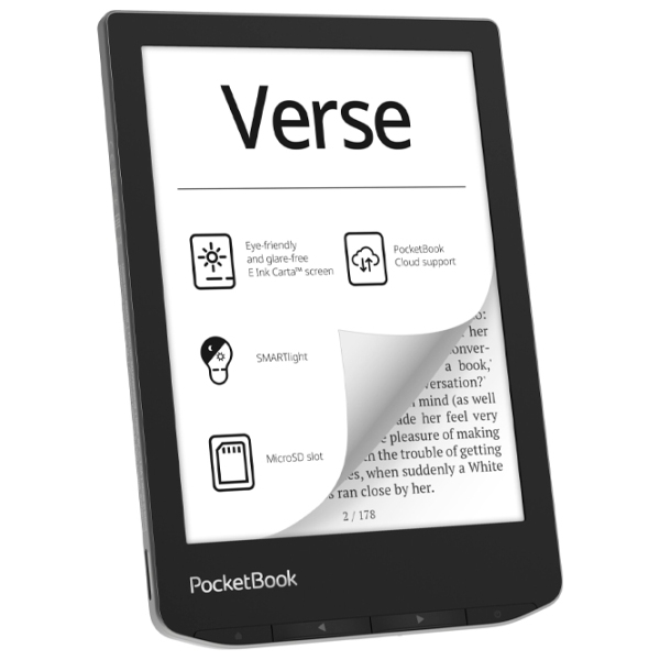 Электронная книга Pocketbook 629 Verse 8 ГБ Grey  photo 2