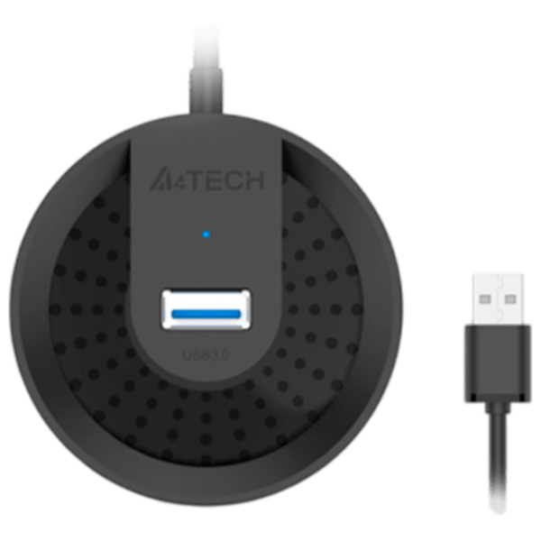 Adaptor Hub A4Tech HUB-30 Black USB Type-A photo 1