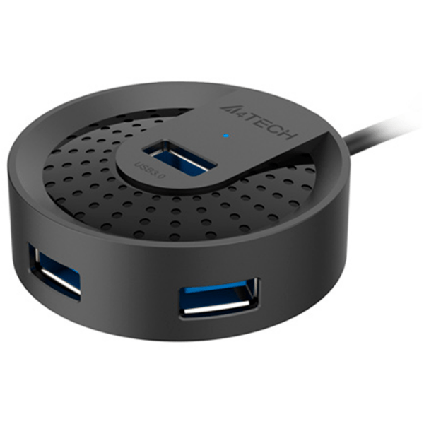 Adaptor Hub A4Tech HUB-30 Black USB Type-A photo 3
