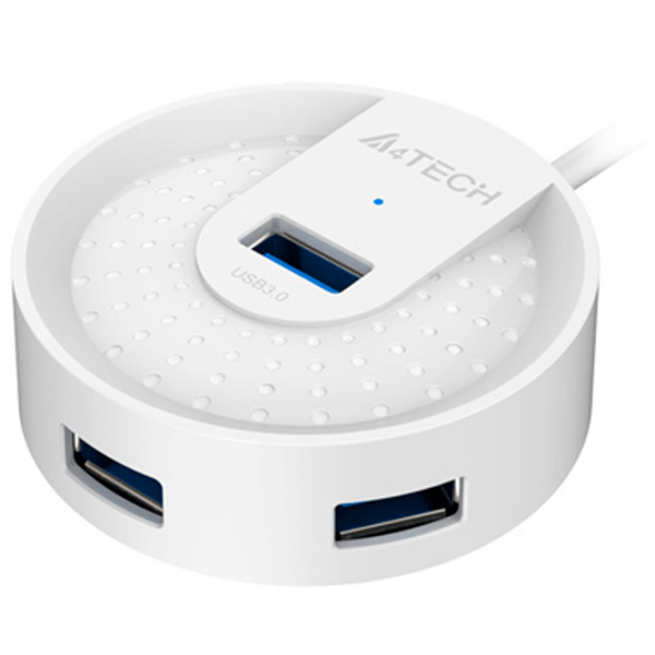 Adaptor Hub A4Tech HUB-30 White USB Type-A photo 2