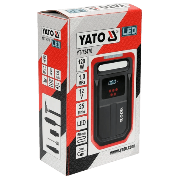 Compresor auto Yato YT73470 Red 25 l/ min/ 10 bar photo 7