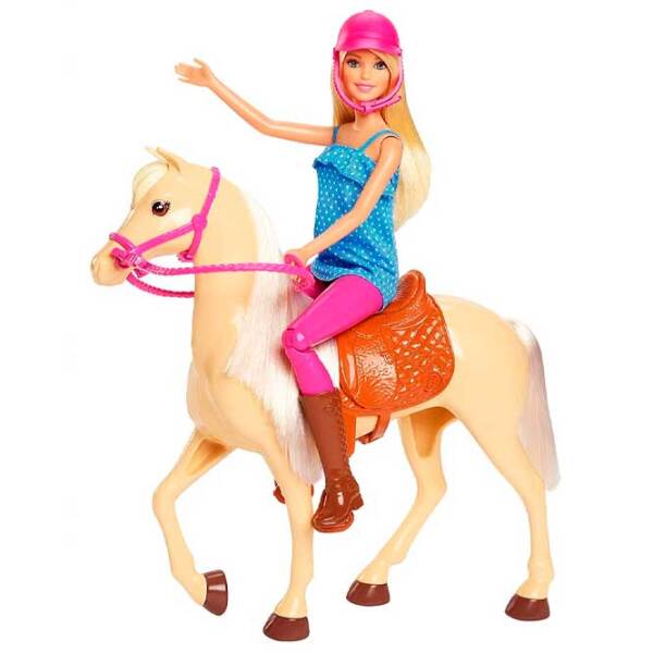 Păpușă Barbie Horseback Riding model FXH13 3+ photo 2