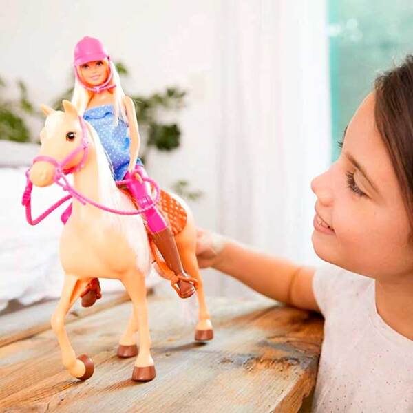 Păpușă Barbie Horseback Riding model FXH13 3+ photo 5