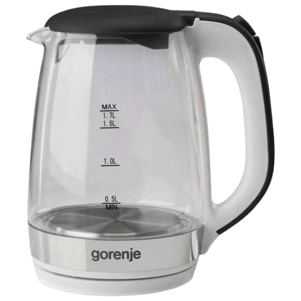 Электрочайник Gorenje K17GXG White 2200 Вт, 1.7 л, Внутреннее покрытие: Стекло photo 1