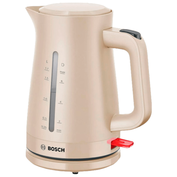 Ceainic electric Bosch TWK3M127 Beige 2400 W, 1.7 l, Material interior: photo 1