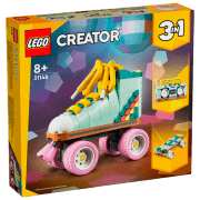 Constructor LEGO Retro Roller Skate Multicolor Numărul de piese 342, 8+