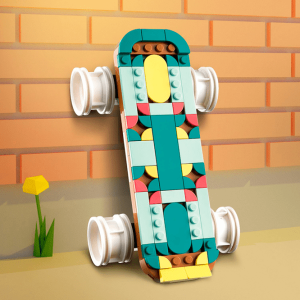 Constructor LEGO Retro Roller Skate Multicolor Numărul de piese 342, 8+ photo 9