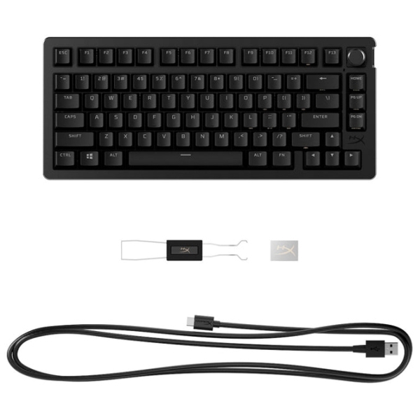 Tastatură HyperX Alloy Rise 75 Black Gaming, Cu fir photo 5