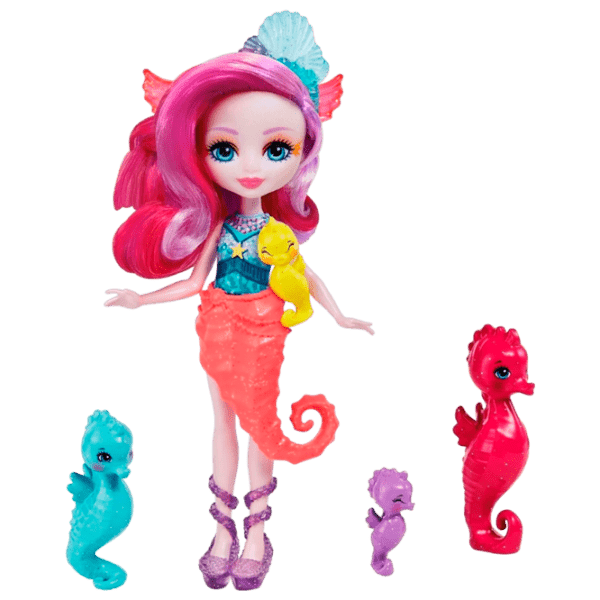 Păpușă Enchantimals Sedda seahorse model HCF73 3+ photo 1