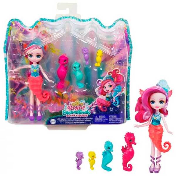 Păpușă Enchantimals Sedda seahorse model HCF73 3+ photo 5
