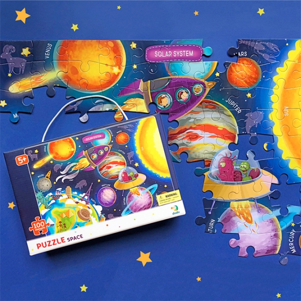 Пазл 2D DoDo Cosmos (300141) Количество деталей: 100, Рекомендуемый возраст: 5+ photo 6