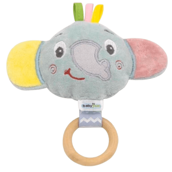 Мягкая игрушка BabyJem Animals Elephant Toy Verde Зеленый 0.6+ photo 1