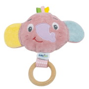 Мягкая игрушка BabyJem Animals Elephant Toy Roz Розовый 0.6+