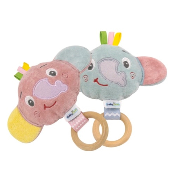 Мягкая игрушка BabyJem Animals Elephant Toy Roz Розовый 0.6+ photo 2