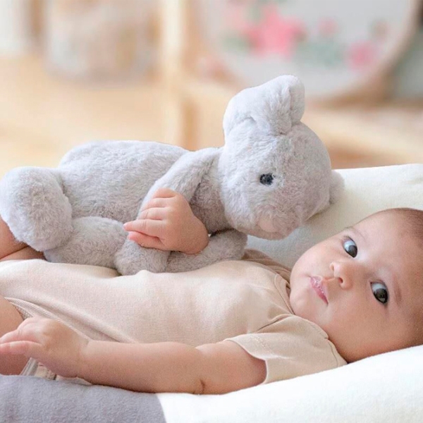 Мягкая игрушка BabyJem Animals 730 The Bestie Bunny Серый 0.6+ photo 5
