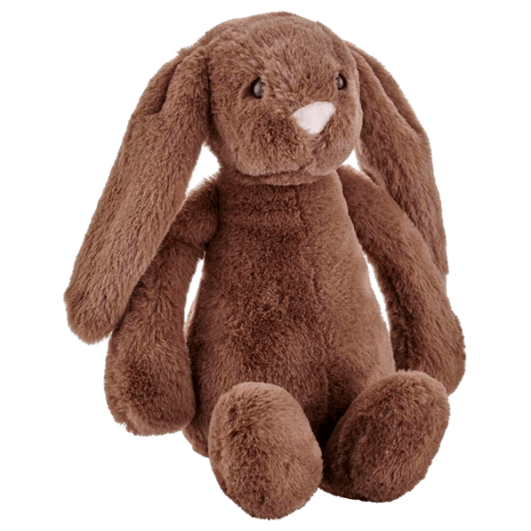 Мягкая игрушка BabyJem Animals The Bestie Bunny Maro inchis Коричневый 0.6+ photo 1