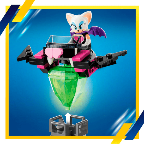 Constructor LEGO Knuckles' Guardian Mech Multicolor Numărul de piese 276, 8+ photo 5