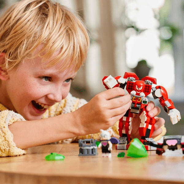 Constructor LEGO Knuckles' Guardian Mech Multicolor Numărul de piese 276, 8+ photo 9