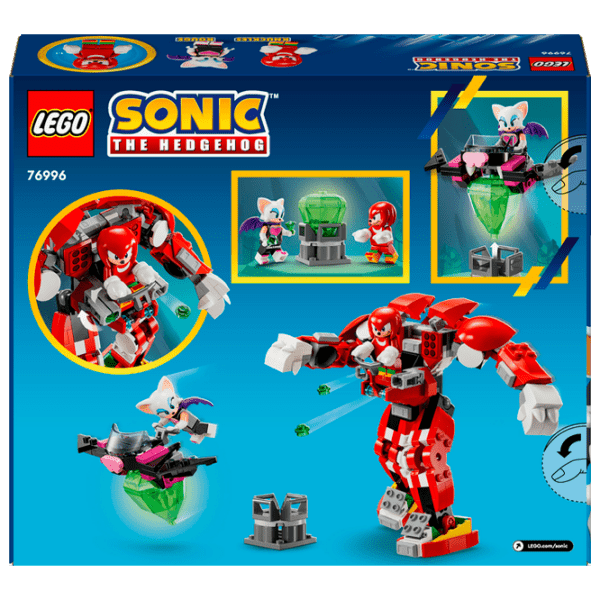 Constructor LEGO Knuckles' Guardian Mech Multicolor Numărul de piese 276, 8+ photo 11