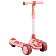 Детский трёхколёсный самокат 4Play Helicopter (00-00754450) Розовый 2 года, 50 кг, Полиуретановые