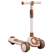 Детский трёхколёсный самокат 4Play Helicopter (00-00812349) Бежевый 2 года, 50 кг, Полиуретановые